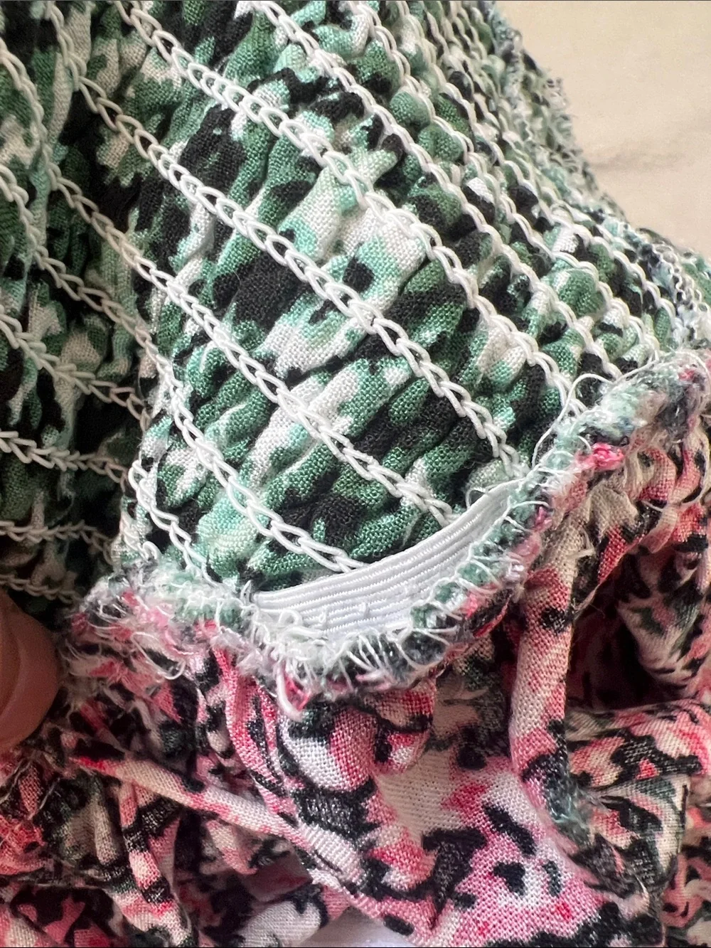 Free People Pink and Green Floral Backless Maxi Dress - Picture 15 of 15